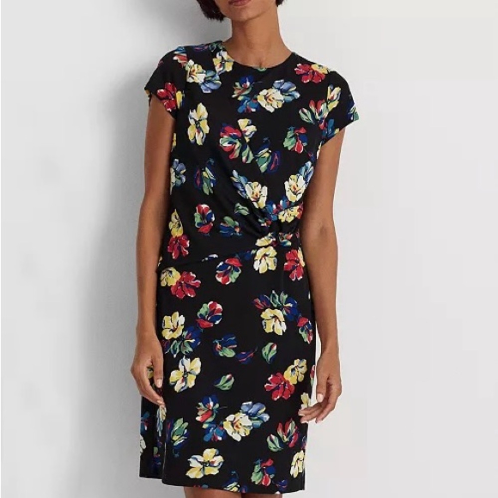 Lauren Ralph Lauren Romantic O-Ring Waist Sheath Dress 12